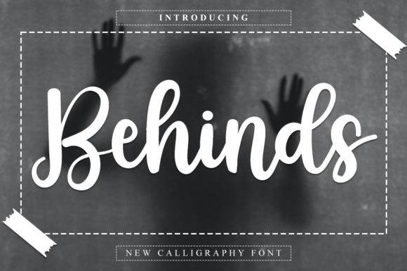 Behinds: A Handwritten Font for Elegant Design