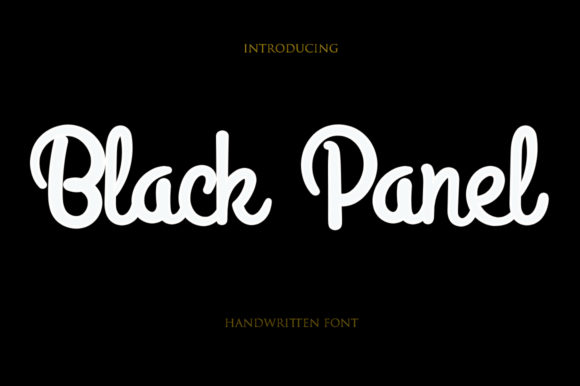 Black Panel: A Stylish Font for Handmade Creators