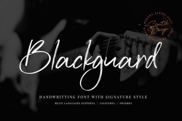 Blackguard: A Stylish Handwritten Font