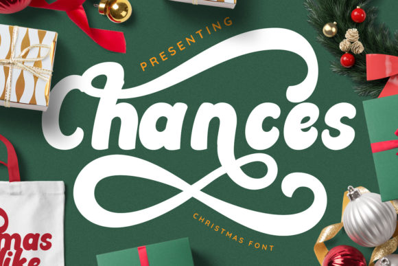 Chances: A Flowing Font for Creative Campaigns