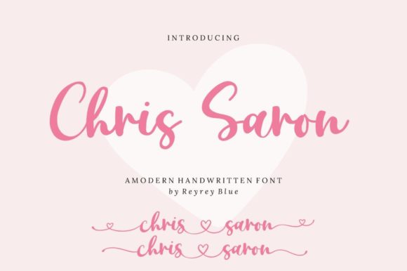 Chris Sharon: A Handwritten Font for Elegant Design