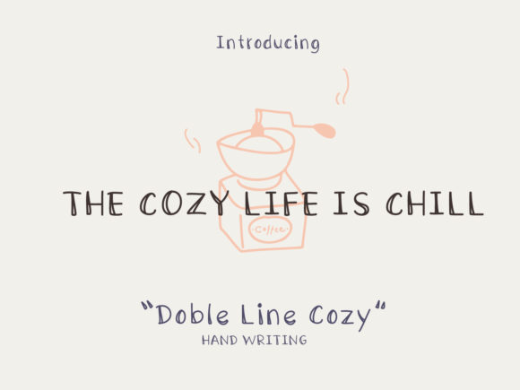 Double Line Cozy: A Warm Font for Creative Projects