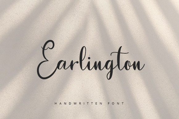 Earlington: A Handwritten Font for Web Design