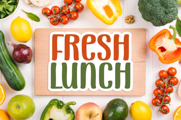 Fresh Lunch Font: Handwritten Style for Web Design