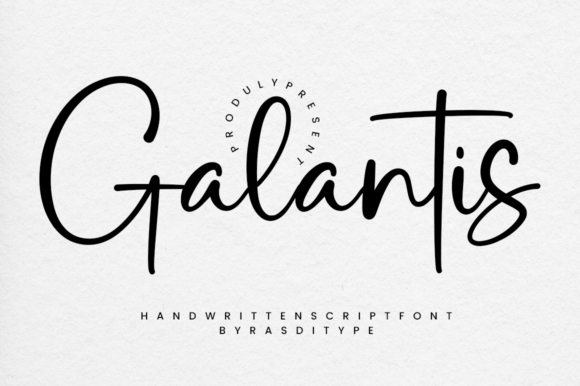 Galantis Font: Elegant Script for Craft Projects
