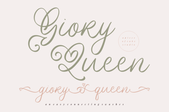 Giory Queen Font for Business