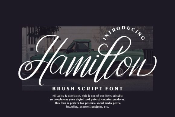 Hamillon: A Charming Handwritten Font