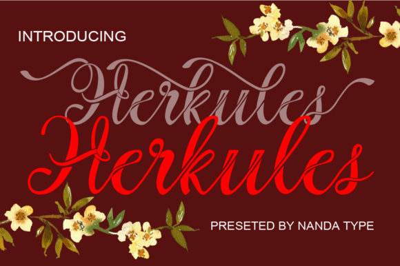 Herkules: A Script Font for Web Design