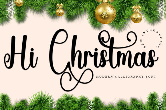 Hi Christmas Font Review