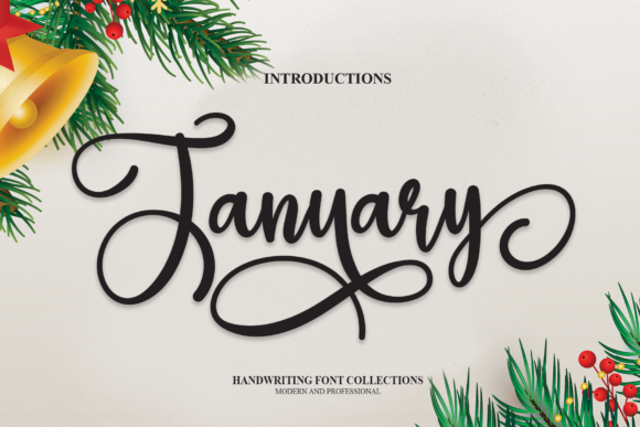 January: A Beautiful Script Font