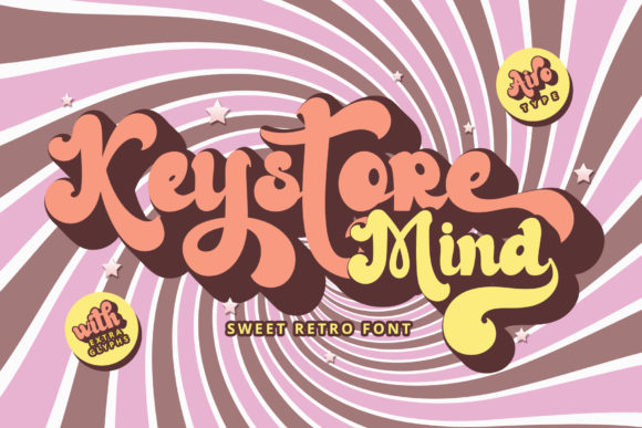 Keystore Mind: Bold Script Font