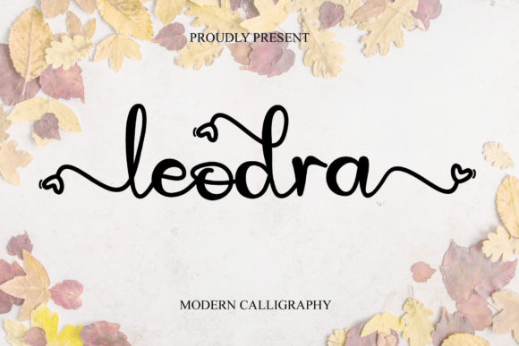 Leodra: A Romantic Font for Business Branding