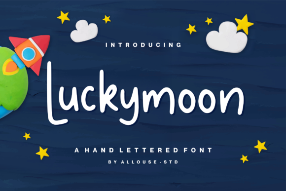 Luckymoon: A Handwritten Font for Creative Marketing