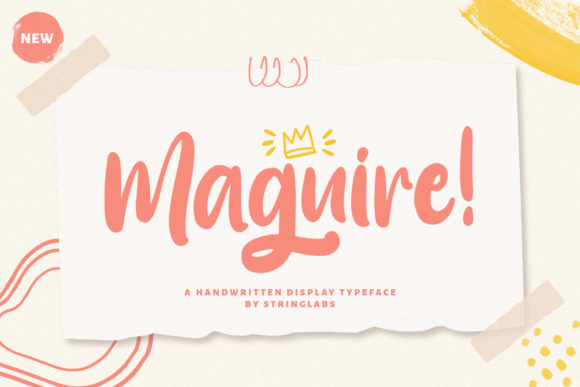Maguire: A Handwritten Font for Creative Makers