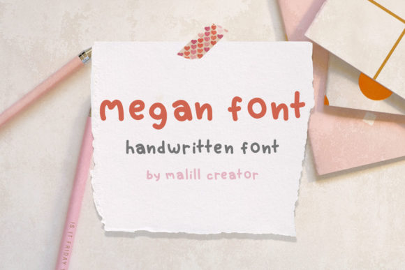 Megan Font: A Cute Handwritten Typeface