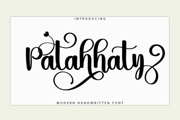 Patahhaty Font: Handwritten Elegance for Crafters