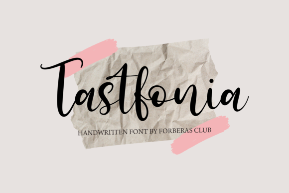 Tastfonia: A Stylish Font for Business Branding
