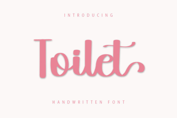 Toilet Font: A Creative Touch for Business Branding