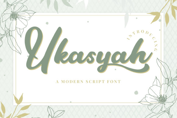 Ukasyah: A Charming Script Font