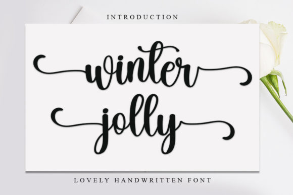 Winter Jolly Font for Web Design